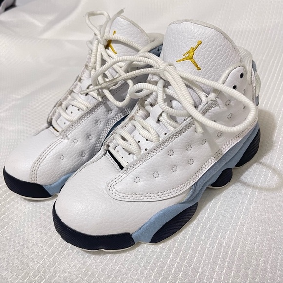 Jordan Other - Kids White and Blue Jordan 13s